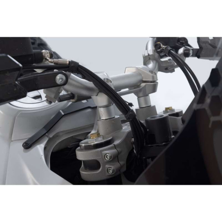 Rehausseur guidon SW-Motech +20mm Ducati Desert X 950