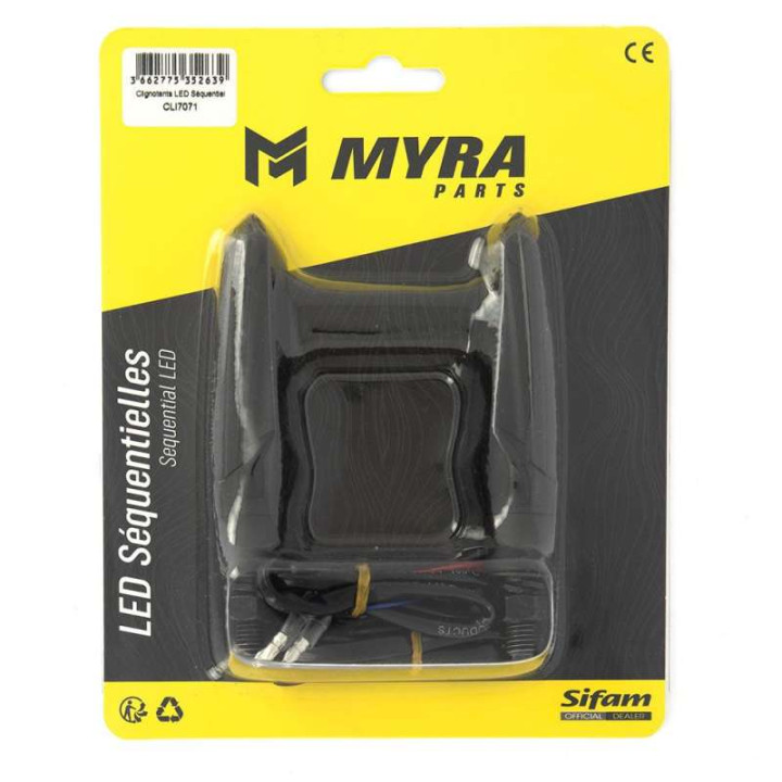 Clignotants séquentiels et Veilleuse ou Stop arrière MYRA (CLI7071)
