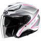 Casque moto HJC F31 LUDI BLANC/ROSE