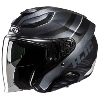 Casque moto HJC F31 NABY GRIS/NOIR