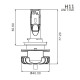 Bulb Code LED H11 12V 16W/2200 lumens