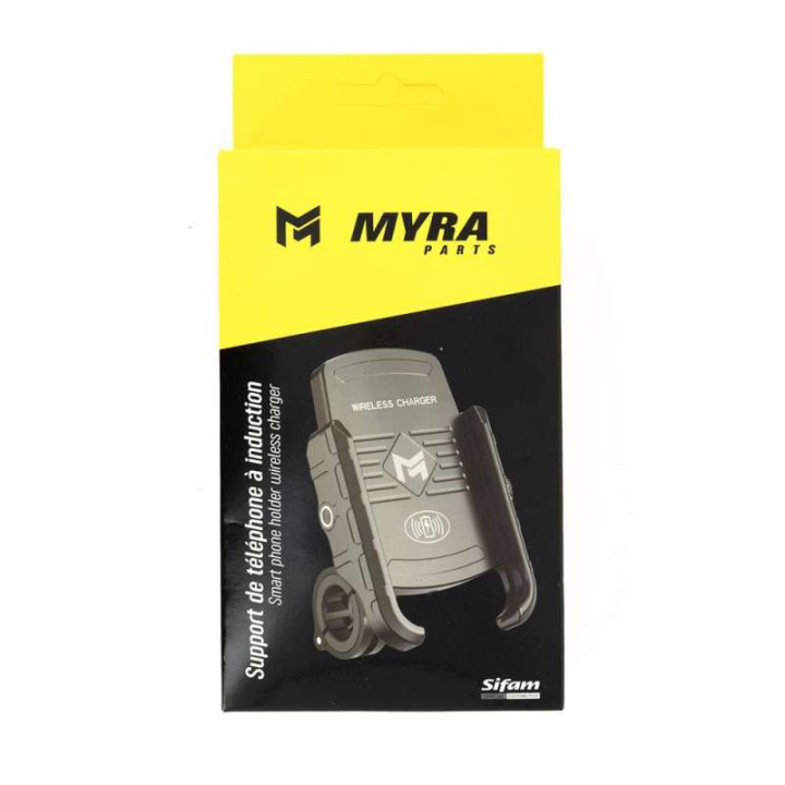 Myra 15W Qi Fast Charging induction smartphone holder