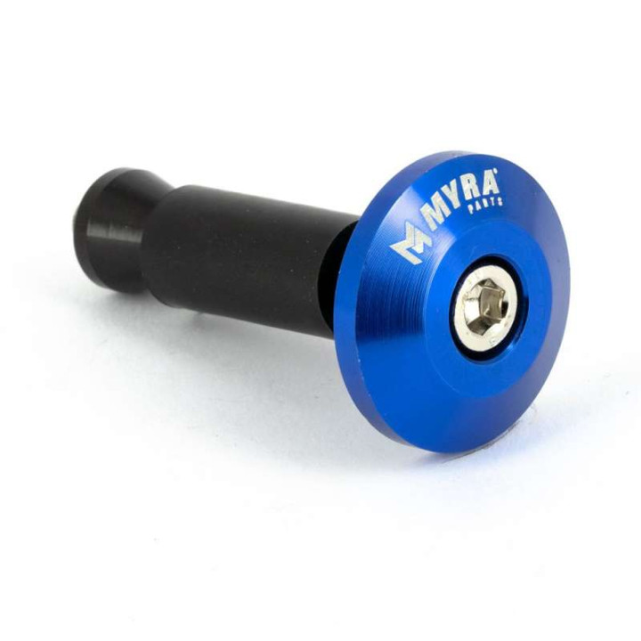 Embouts de guidon plats anodisés Myra 13-17mm