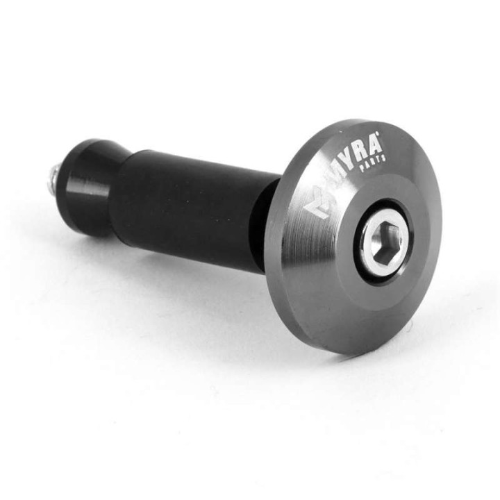 Embouts de guidon plats anodisés Myra 13-17mm