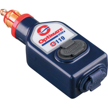 Adaptateur Din/USB/USB-C Tecmate OPTIMATE O-119 3300 mA Adaptateur Din/USB/USB-C Tecmate OPTIMATE O-119 3300 mA