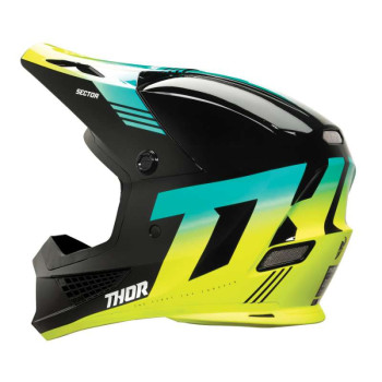 Casque moto cross Thor SECTOR 2 CARVE BLACK/ACID