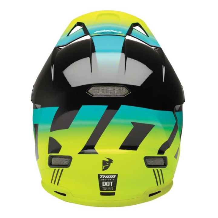 Casque moto cross Thor SECTOR 2 CARVE BLACK/ACID