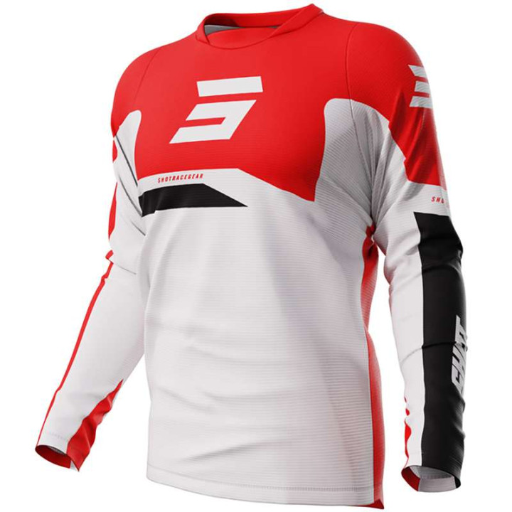 Shot DEVO STAR RED motocross jersey