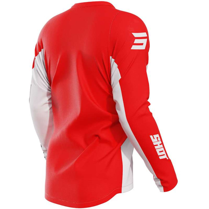 Shot DEVO STAR RED motocross jersey