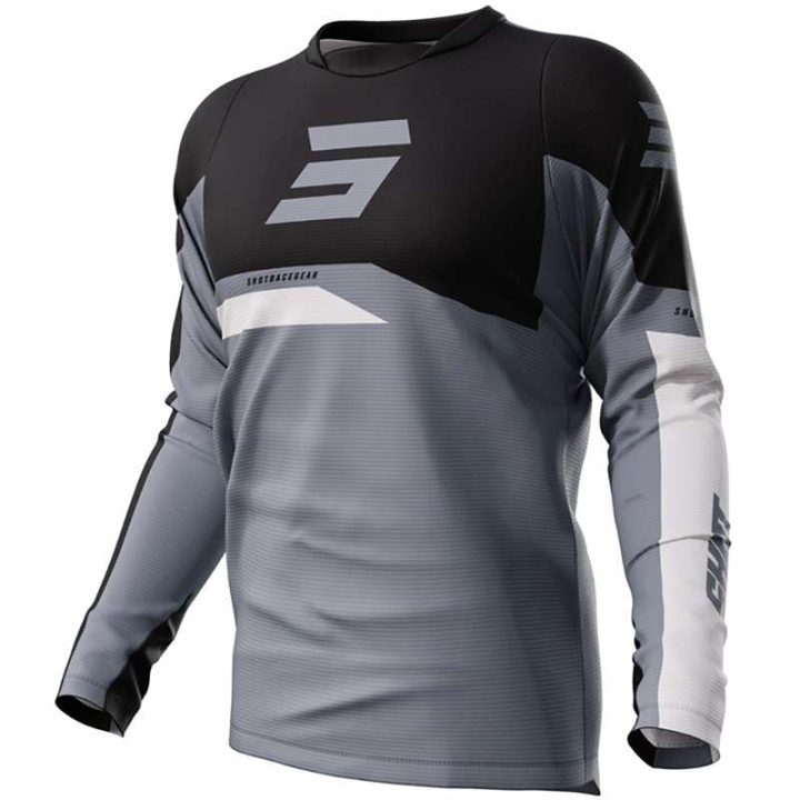 Shot DEVO STAR GREY motocross jersey