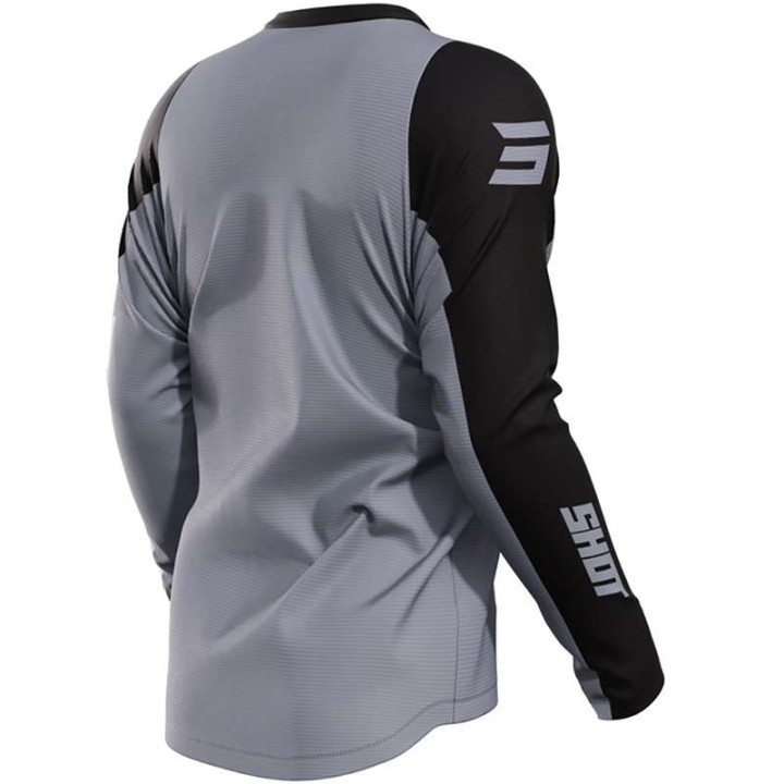 Shot DEVO STAR GREY motocross jersey