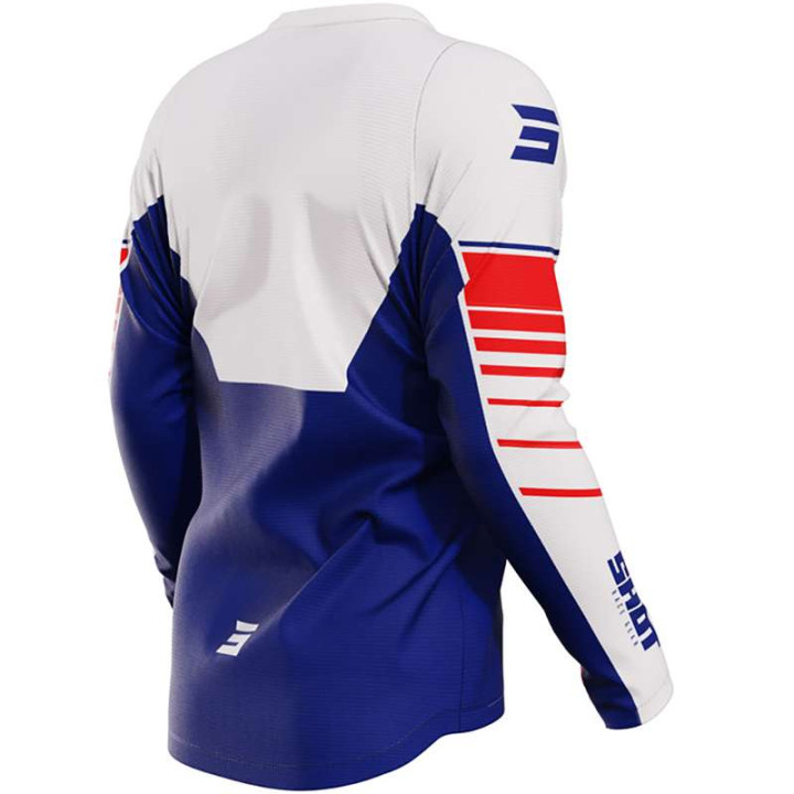 Shot DEVO PEAK BLUE motocross jersey 