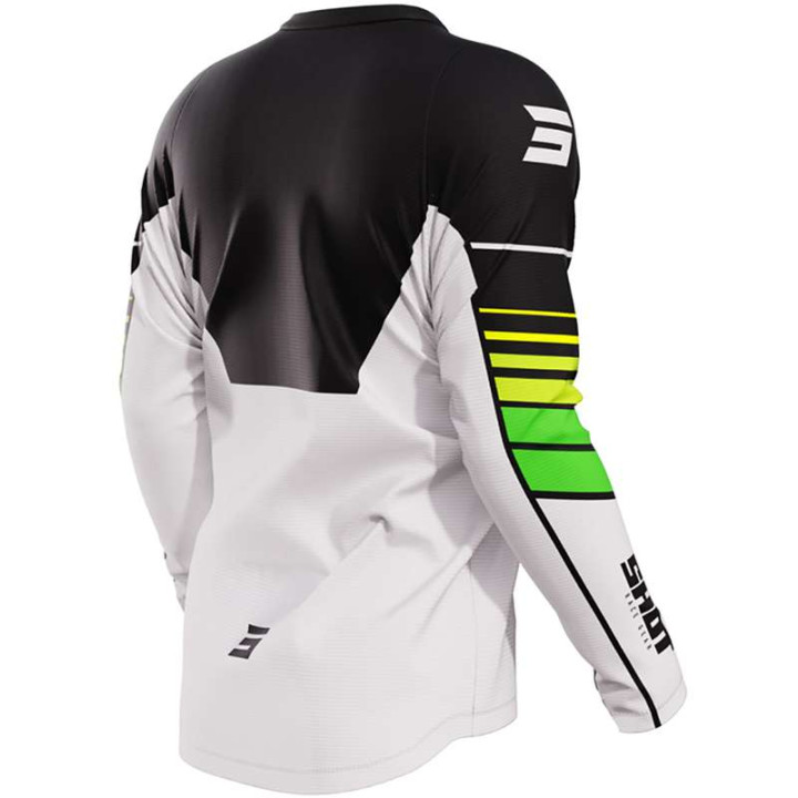 Shot DEVO PEAK green motocross jersey Shot DEVO PEAK green motocross jersey