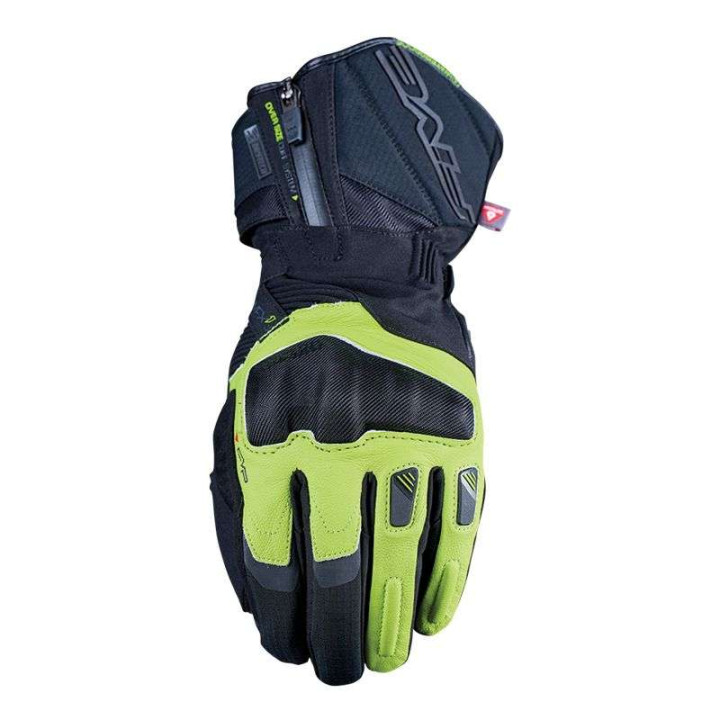 Gants moto Five WFX1 EVO WATERPROOF Noir/Jaune