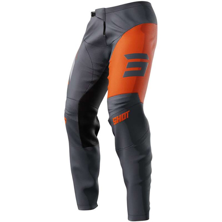 Pantalon moto cross Shot DEVO STAR ORANGE