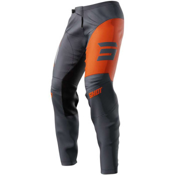 Pantalon moto cross Shot DEVO STAR ORANGE