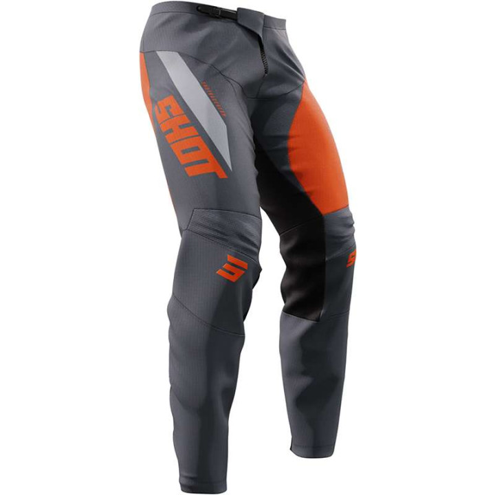 Pantalon moto cross Shot DEVO STAR ORANGE