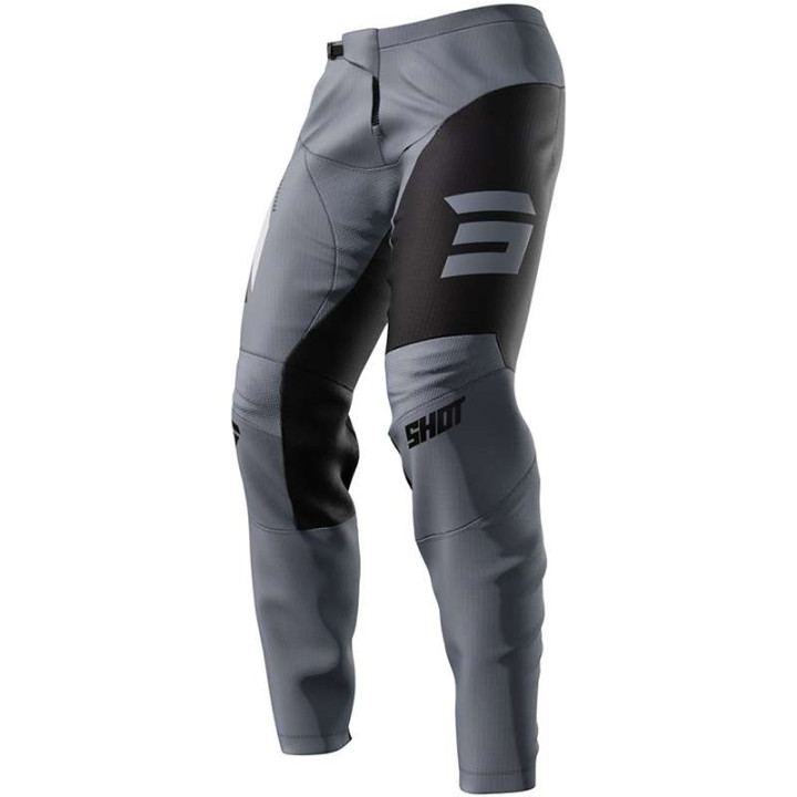 Pantalon moto cross Shot DEVO STAR GRIS