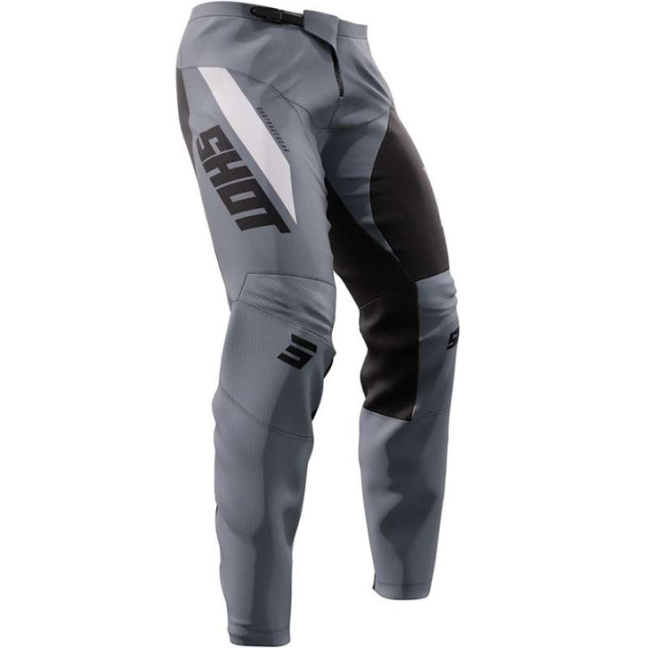 Pantalon moto cross Shot DEVO STAR GRIS
