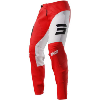 Pantalon moto cross Shot DEVO STAR ROUGE