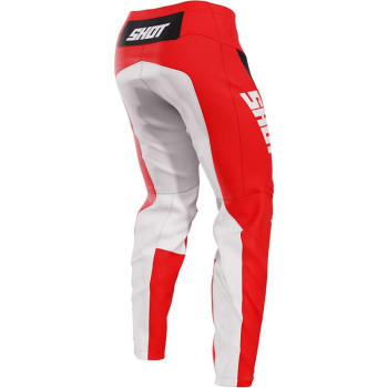 Pantalon moto cross Shot DEVO STAR ROUGE