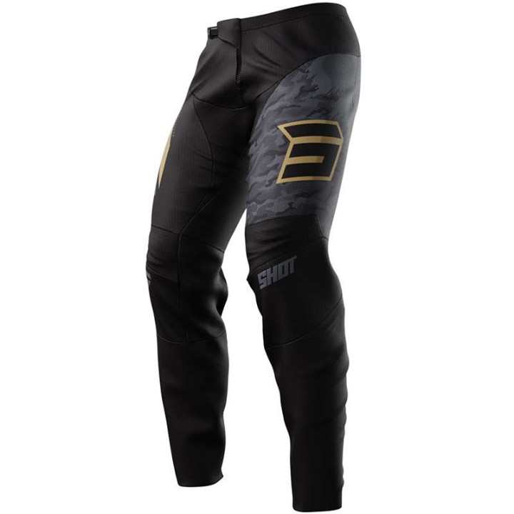 Pantalon moto cross Shot DEVO MATRIX NOIR/OR