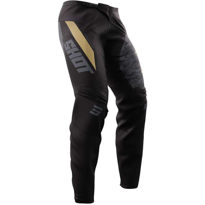 Pantalon moto cross Shot DEVO MATRIX NOIR/OR