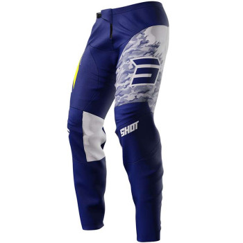 Pantalon moto cross Shot DEVO MATRIX BLEU