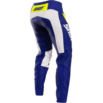 Pantalon moto cross Shot DEVO MATRIX BLEU