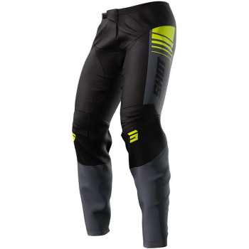 Pantalon moto cross Shot DEVO PEAK NEON JAUNE
