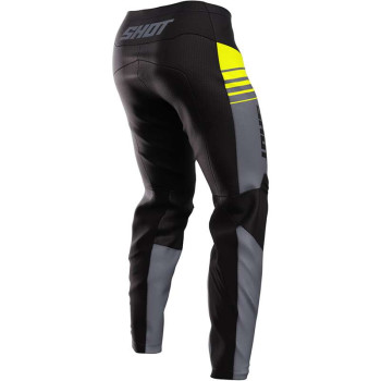 Pantalon moto cross Shot DEVO PEAK NEON JAUNE