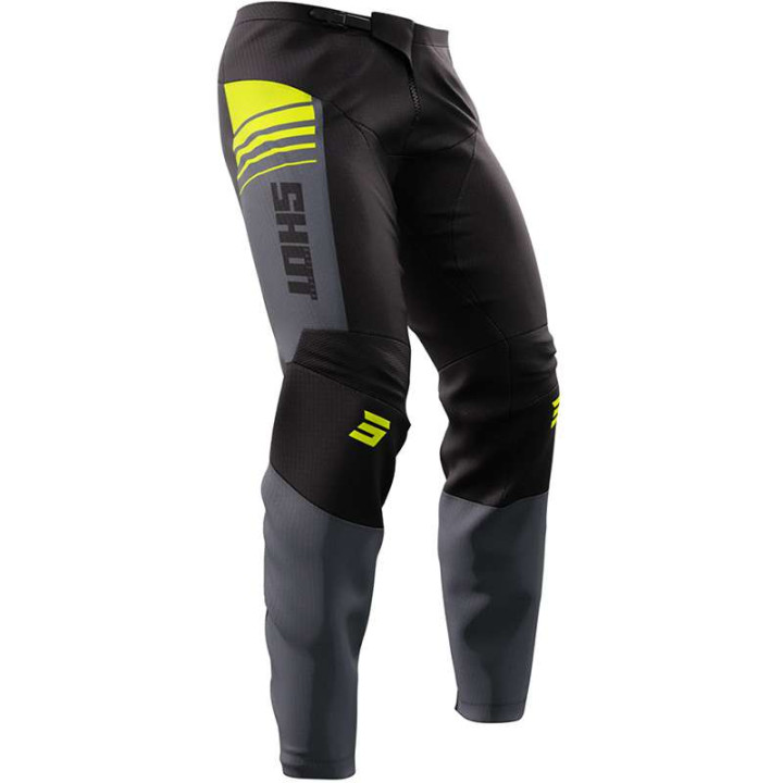 Pantalon moto cross Shot DEVO PEAK NEON JAUNE Pantalon moto cross Shot DEVO PEAK NEON JAUNE