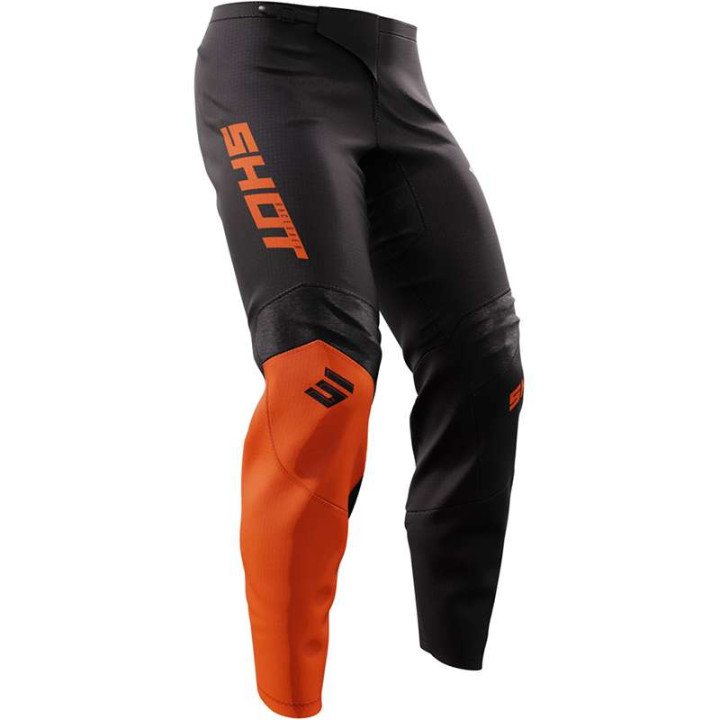 Pantalon moto cross Shot RAW SQUAD ORANGE