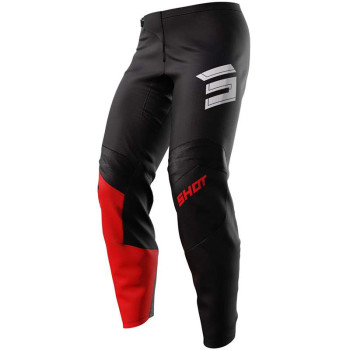Pantalon moto cross Shot RAW SQUAD ROUGE