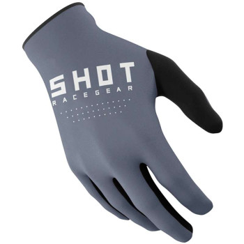 Gants moto cross Shot RAW GRIS