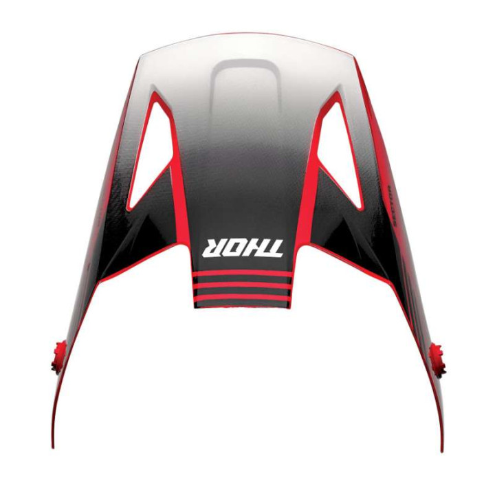 Visière pare soleil pour casque Thor SECTOR 2 CARVE RED/WHITE