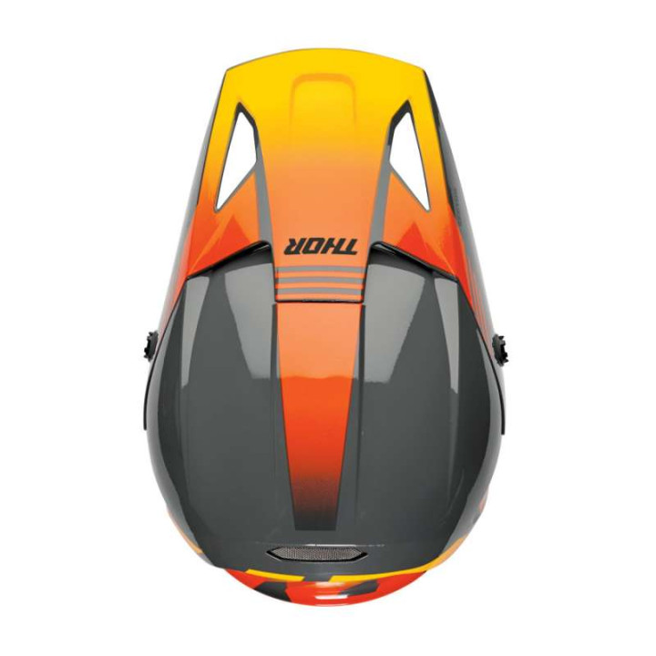 Casque moto cross Thor SECTOR 2 CARVE CHARCOAL/ORANGE