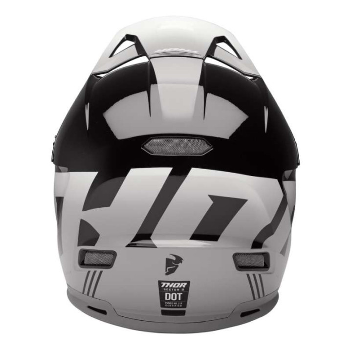 Thor SECTOR 2 CARVE BLACK/WHITE motocross helmet Thor SECTOR 2 CARVE BLACK/WHITE motocross helmet