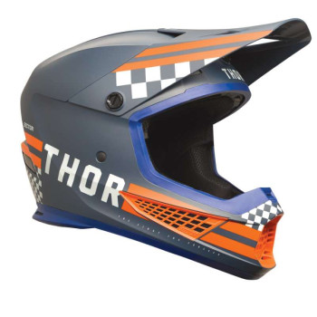 Casque moto cross Thor SECTOR 2 COMBAT MIDNIGHT/ORANGE