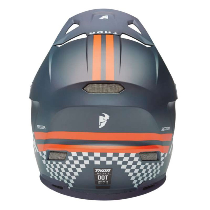 Casque moto cross Thor SECTOR 2 COMBAT MIDNIGHT/ORANGE