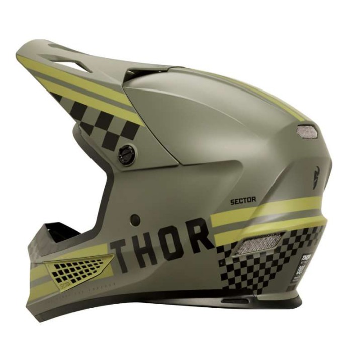 Thor SECTOR 2 COMBAT ARMY/BLACK motocross helmet Thor SECTOR 2 COMBAT ARMY/BLACK motocross helmet