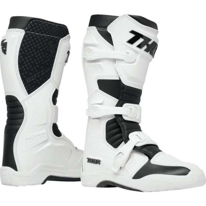 Bottes moto cross Thor BLITZ XR WHITE/BLACK