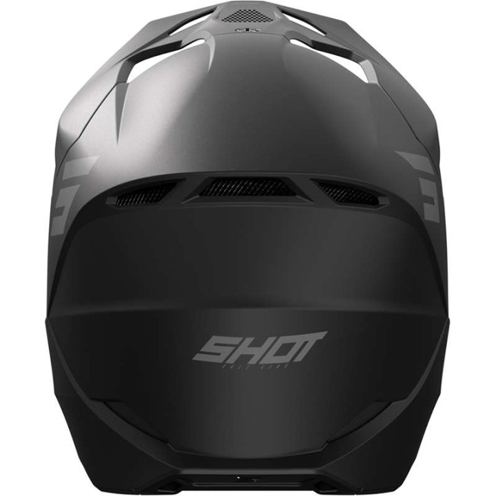 Casque moto cross Shot FURIOUS SOLID NOIR MAT