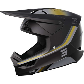 Casque moto cross Shot FURIOUS AIM NOIR/OR