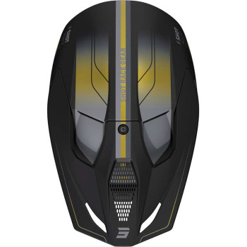 Casque moto cross Shot FURIOUS AIM NOIR/OR