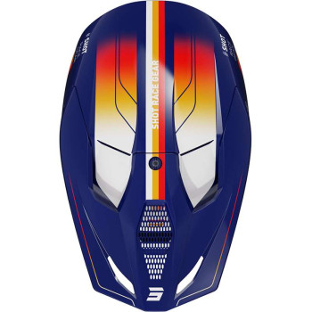 Casque moto cross Shot FURIOUS AIM BLEU