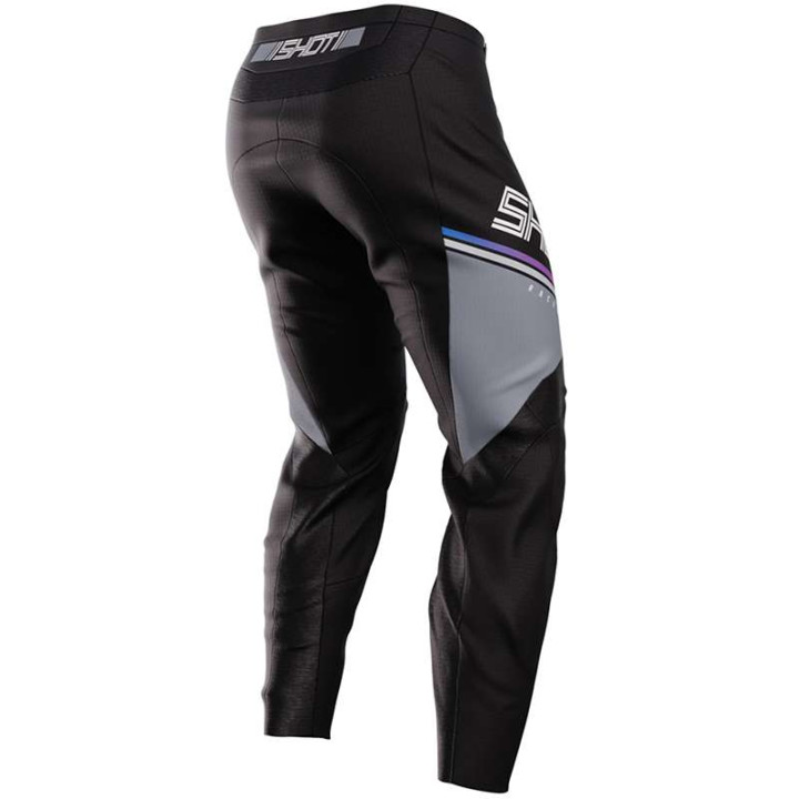 Pantalon moto cross enfant Shot RAW INDY NOIR