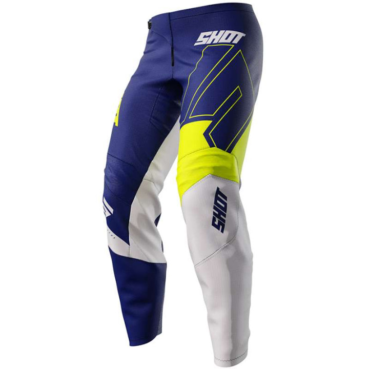 Shot RAW RUSH BLUE children's motocross pants
