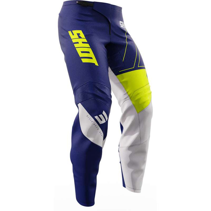 Shot RAW RUSH BLUE children's motocross pants