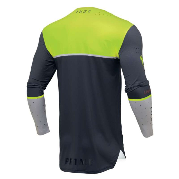 Thor PRIME ACE MIDNIGHT/GRAY motocross jersey Thor PRIME ACE MIDNIGHT/GRAY motocross jersey